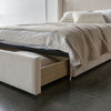 Lourdes King Storage Drawer Bed - Cream