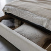 Lourdes Queen Storage Drawer Bed - Cream