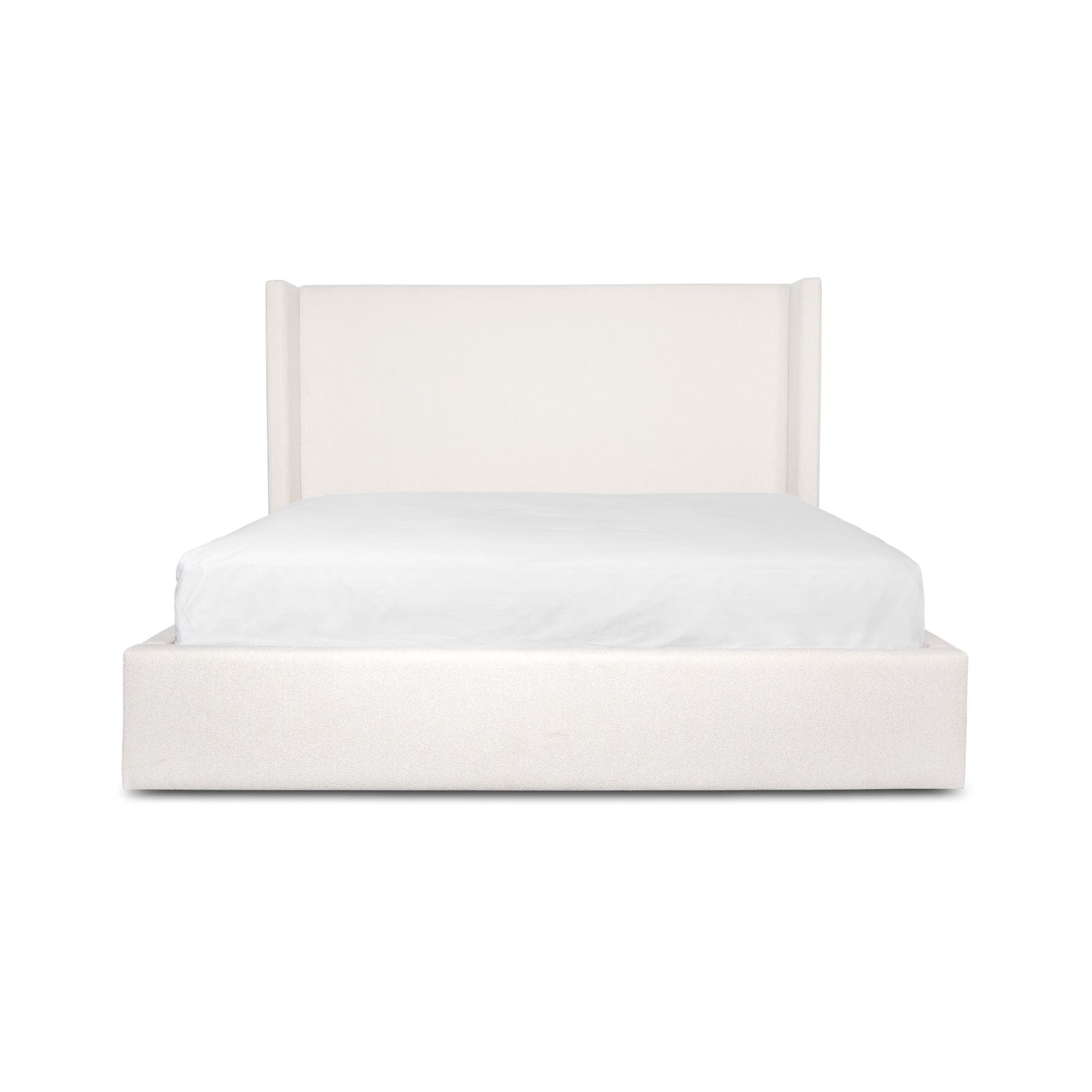 Lourdes King Storage Drawer Bed - Cream