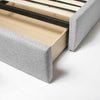 Lourdes Queen Storage Drawer Bed - Dune