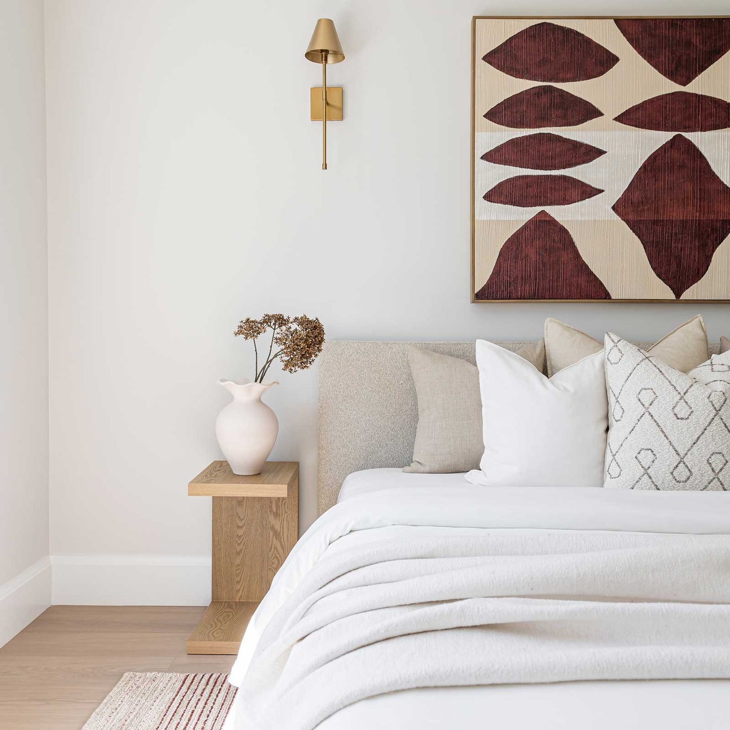 Luna Tool-Free King Bed - Buff