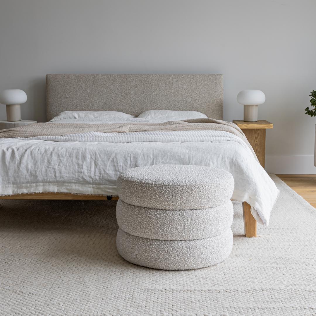 Luna Tool-free Double Bed - Buff