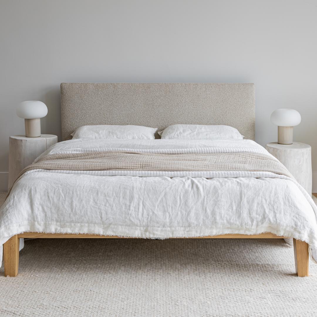 Luna Tool-Free Double Bed - Buff