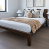 Luna Wood Tool-Free Queen Bed - Coffee