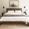 Luna Wood Tool-Free Queen Bed - Coffee