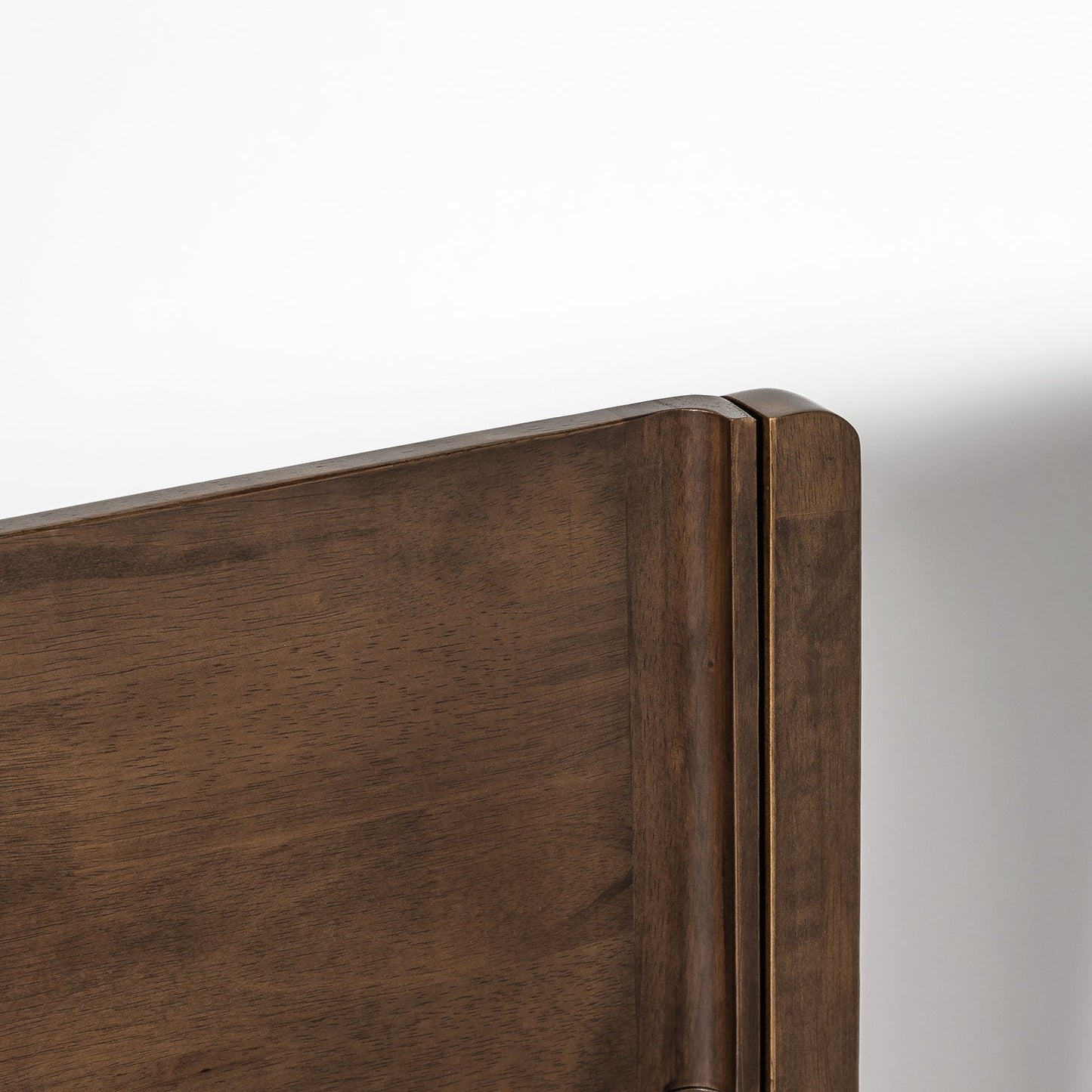 Luna Wood Tool-Free Double Bed - Coffee