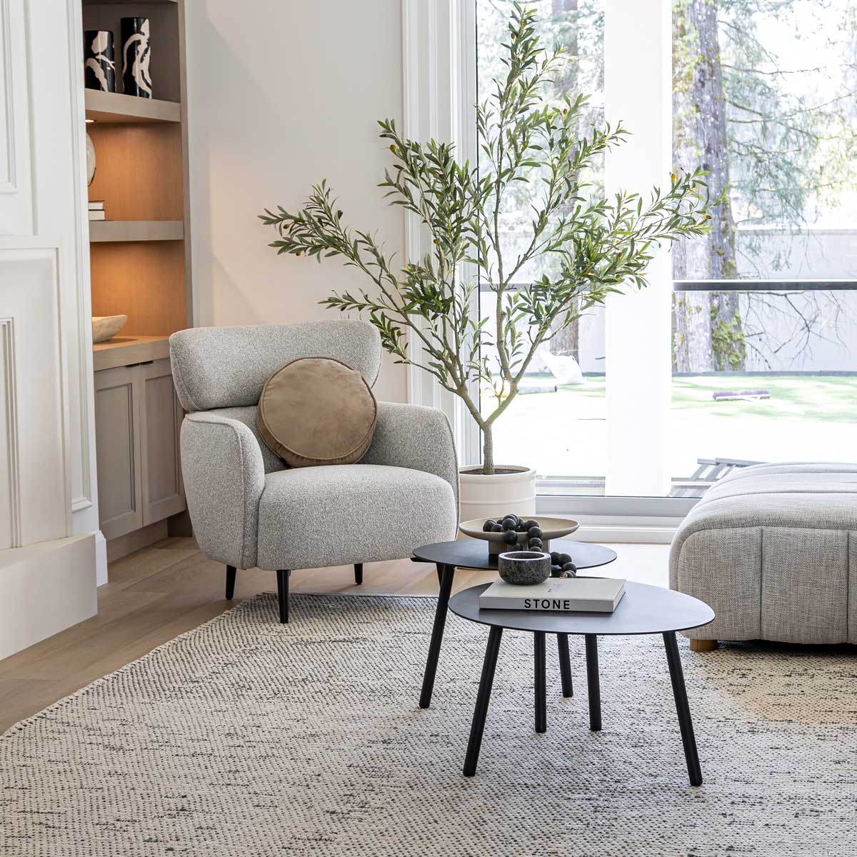 Malibu Coffee Table Set of 2 - Black