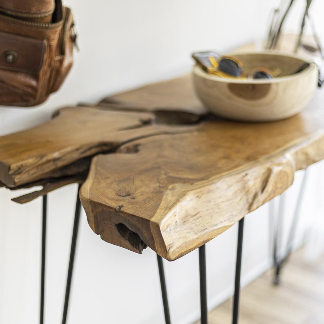 Natura Hairpin Console Table