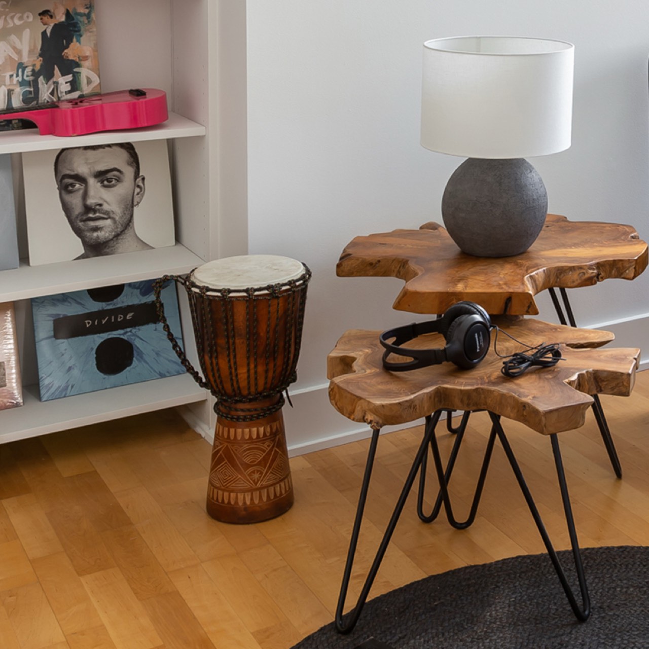 Natura Hairpin Nesting Table - L