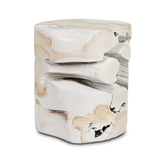 Natura Opus Accent Table - 18" - Ivory