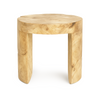 Natura Bundar Accent Table - Bleached
