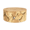 Natura Flow Round Coffee Table - Bleached