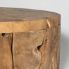 Natura Flow Round Coffee Table - Bleached