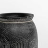 Natura Torino Vase Short - Black Teak