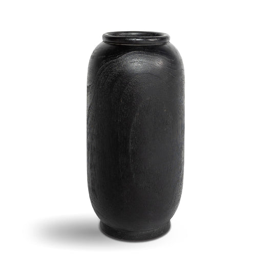 Natura Torino Vase Tall - Black Teak