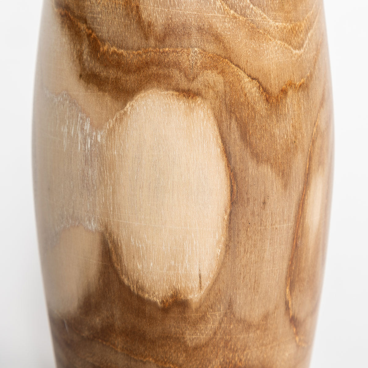 Natura Bari Vase Tall - White Wash Teak