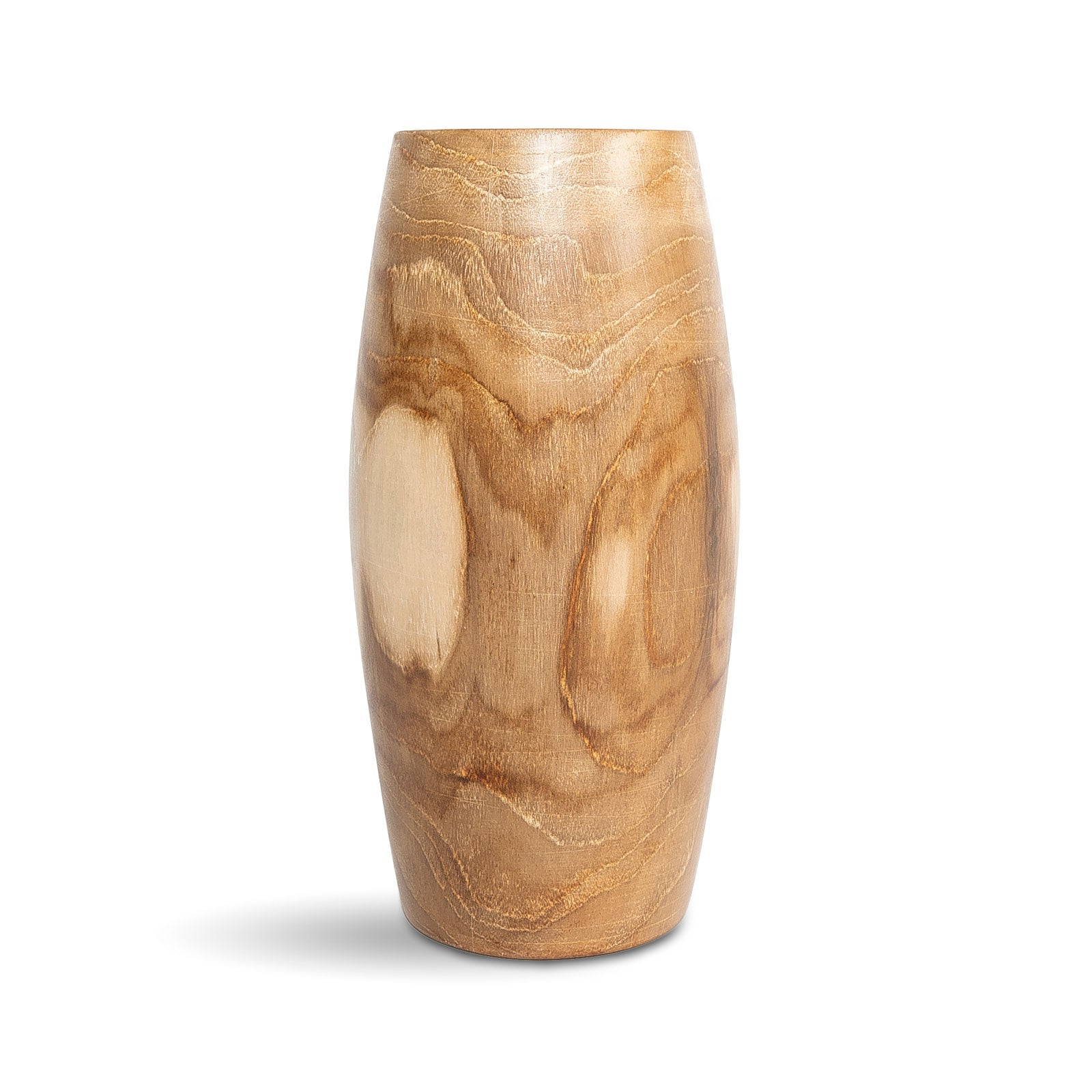 Natura Bari Vase Tall - White Wash Teak