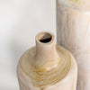 Natura Prado Vase Set of 2 - White Wash Teak