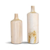 Natura Prado Vase Set of 2 - White Wash Teak