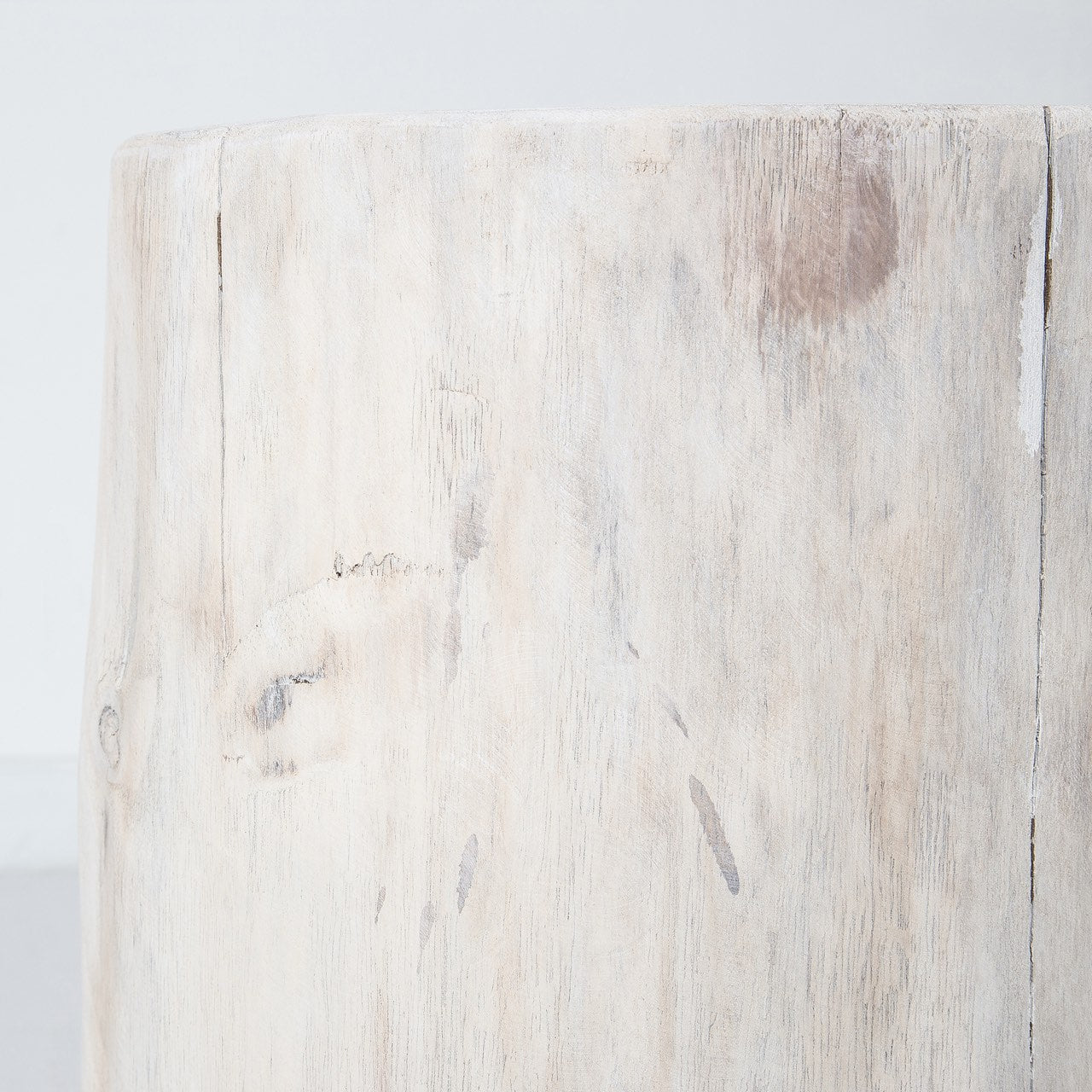 Nova Wide 16 Inch Stump - Round - White