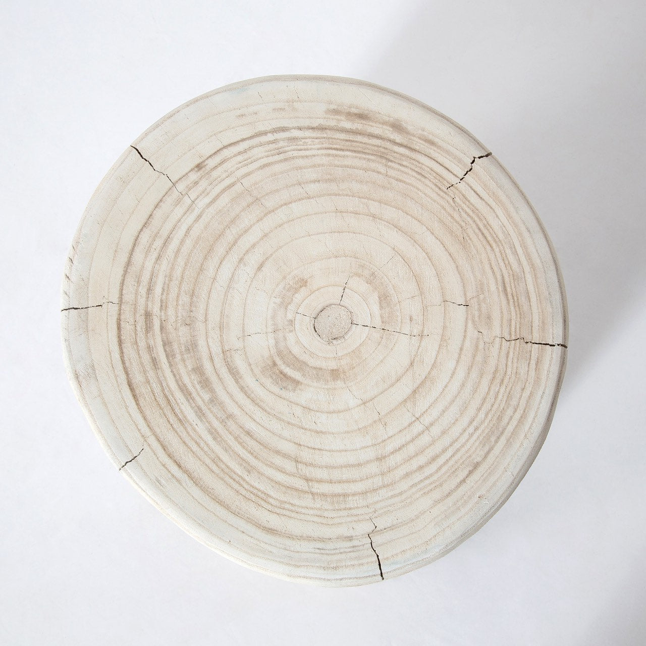 Nova Wide 16 Inch Stump - Round - White