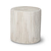 Nova Wide 16 Inch Stump - Round - White