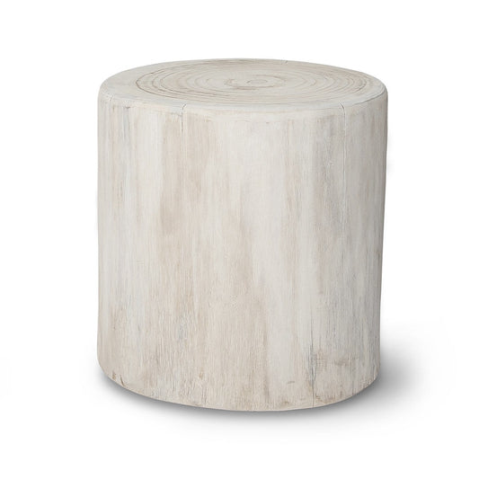 Nova Wide 16 Inch Stump - Round - White