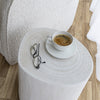 Nova Wide 18" Stump - Round - White