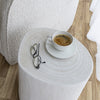 Nova Wide 21 Inch Stump - Round - White