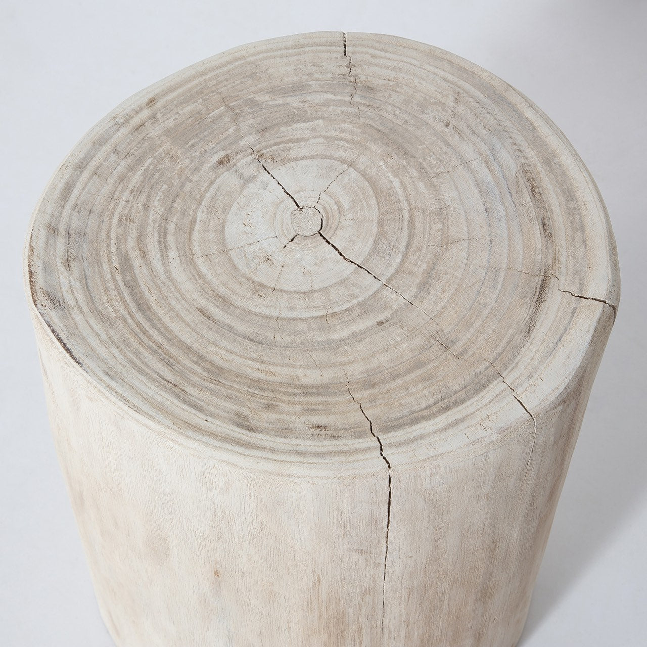 Nova Wide 21 Inch Stump - Round - White