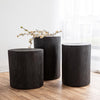 Nova Wide 16" Stump - Round - Black
