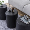 Nova Wide 21" Stump - Round - Black