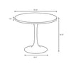 Surface Pedestal Dining Table - Black