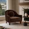 February Accent Chair - Velvet Coffee